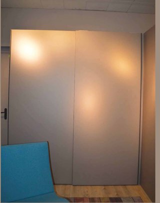 Armario corredero Cinquant3 beige/gris