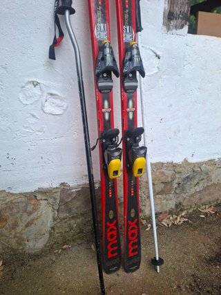Esquís Dynastar Pro Max 3 + fijaciones + bastones
