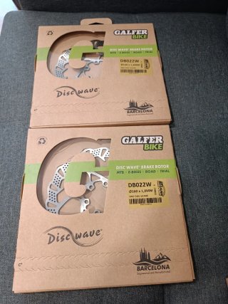 2 Discos Freno Galfer Disc shark DB022W 160mm
