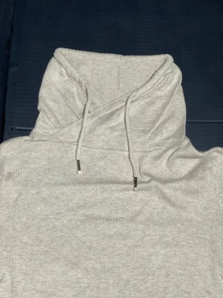 Jersey fino cuello alto gris Springifield
