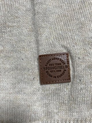 Jersey fino cuello alto gris Springifield