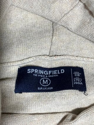 Jersey fino cuello alto gris Springifield