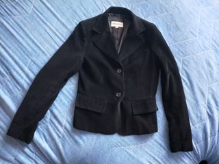 Blazer velluto nero