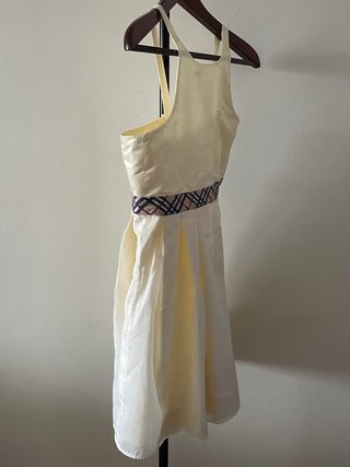 Vestido Burberry Verano Beige Multicolor