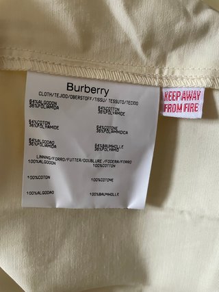 Vestido Burberry Verano Beige Multicolor