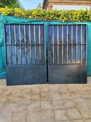 Pack puertas de parcela de hierro forjado