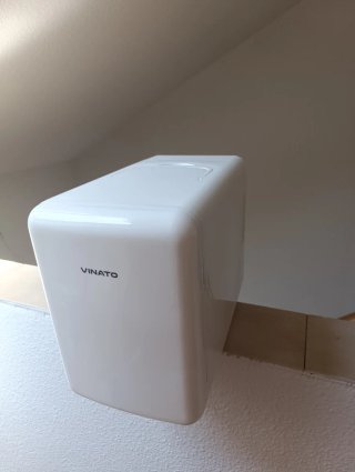 Nevera portátil Vinato blanca nueva