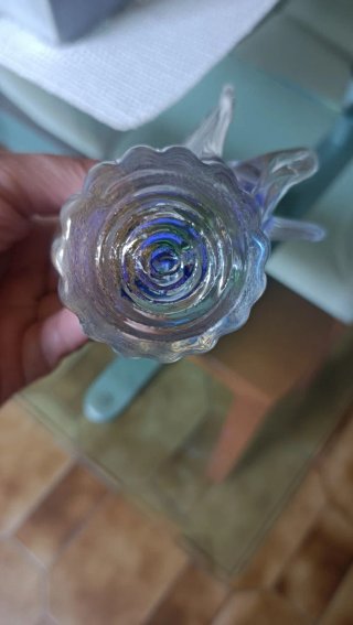 Cigno in vetro decorativo