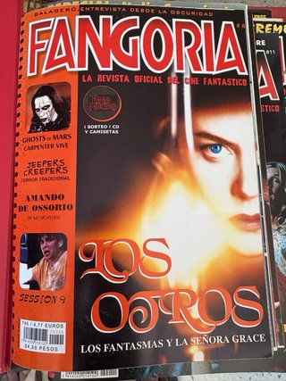 Lote revista Fangoria 1 a 12. edicion española.
