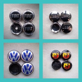 Tapabujes centro rueda llanta Fiat Jeep VW Abarth