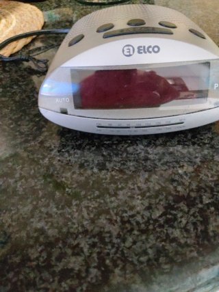 Radio Reloj Despertador ELCO PD-115