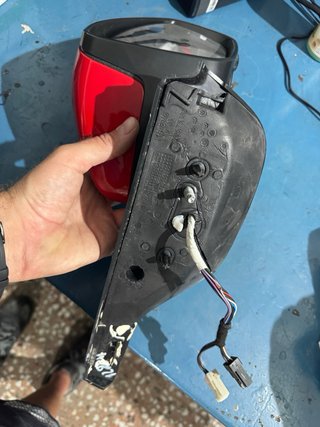 Retrovisor Citroën C3 Rojo