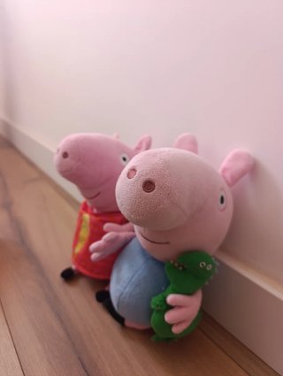 Pareja Peluches Peppa Pig