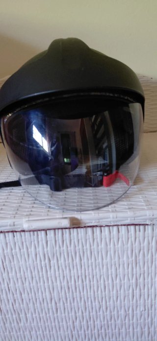 Casco Moto Scooter Talla S Negro