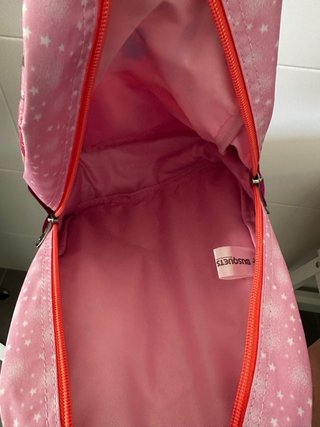 Mochila rosa marca Busquets