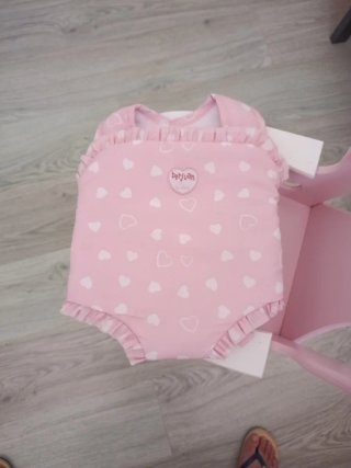 Portabebés Juguete Berjuan Corazones Rosa