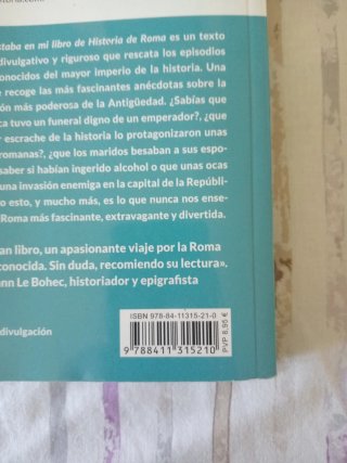 Eso no estaba en mi libro de historia de Roma