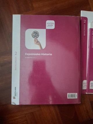 Espainiako historia, 2 Batxilergoa ezagutu saila