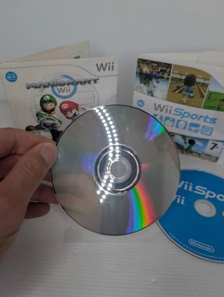 Lotto 3 Giochi Nintendo Wii: Mario Kart, Wii Sport
