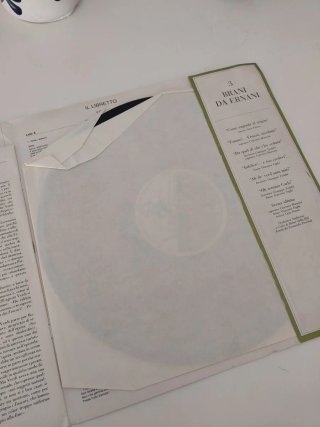 Vinilo Verdi. Brani da Ernani. 3