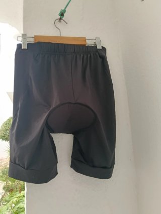 Culotte ciclismo mujer B'Twin negro