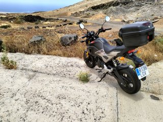 Honda MSX 125cc Naked Negra/Plata