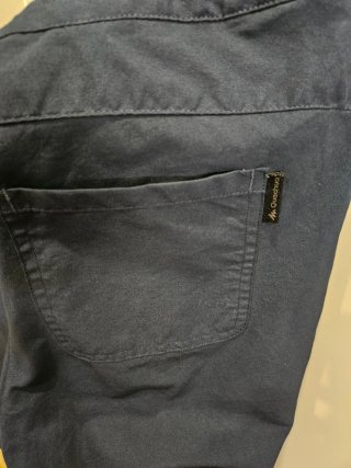Pantalón Quechua trekking senderismo azul Talla L