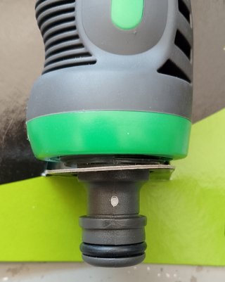 Adaptador manguera 4 salidas+pistola riego