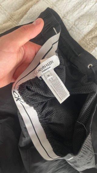 Bañador Calvin Klein Negro Logo Talla M