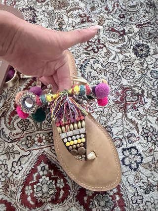 Sandalias Gado Gado Doradas Multicolor