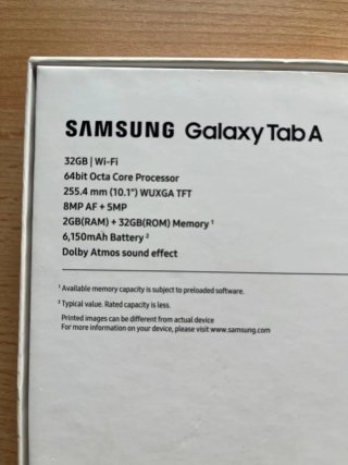 Samsung Galaxy Tab A Negra