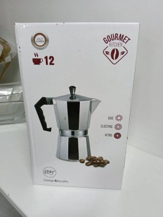 Cafetera Italiana 12 Tazas Aluminio
