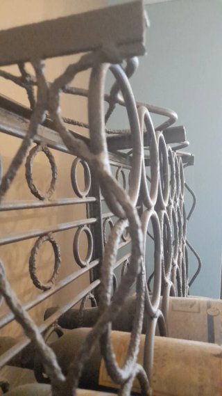 Cantinetta porta vino in ferro