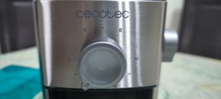 Molinillo de café Cecotec plateado y turquesa