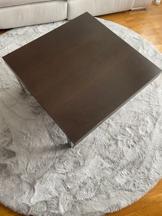 Mesa de centro de madera marrón