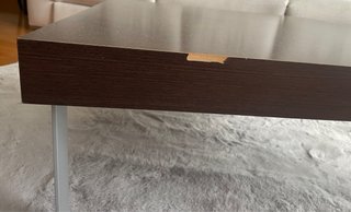Mesa de centro de madera marrón