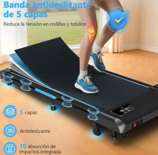 Cinta de correr portátil y plegable