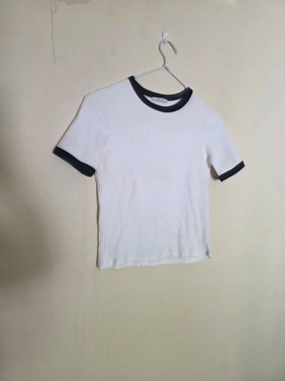 Camiseta Zara Blanca Talla M