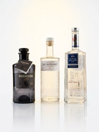 3 Bottiglie Vuote Gin