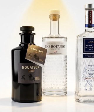 3 Bottiglie Vuote Gin