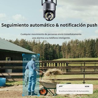 Cámara vigilancia exterior 4G PTZ 2.5K NUEVO