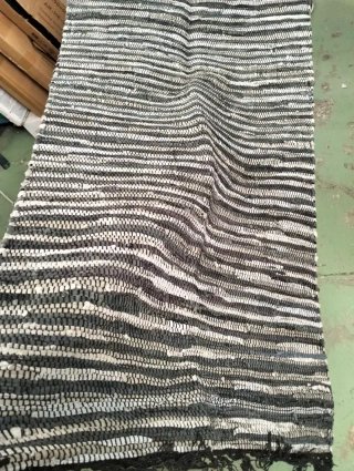 Alfombra Relaxdays Pasillo Flecos 80x200