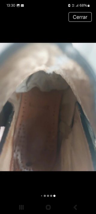 Botines de piel negros