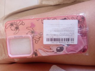 Funda móvil rosa con diseño de Stitch para Redmi13