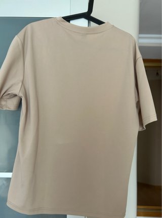 Camiseta SHEIN oversize beige M