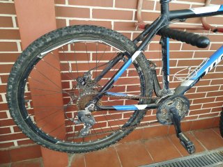 Bicicleta Togano 26 Negra y Azul
