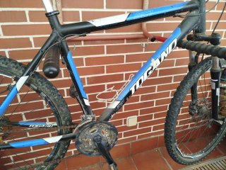Bicicleta Togano 26 Negra y Azul