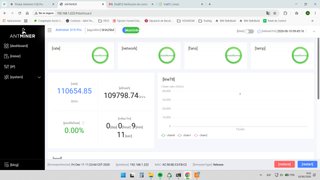 Sistema de minería por inmersión AntminerS19Pro