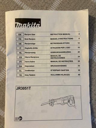 Makita JR3051TK Sierra Sable