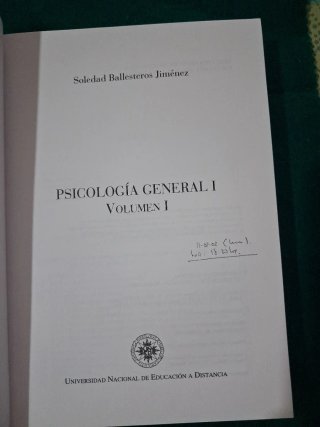 Psicología general I